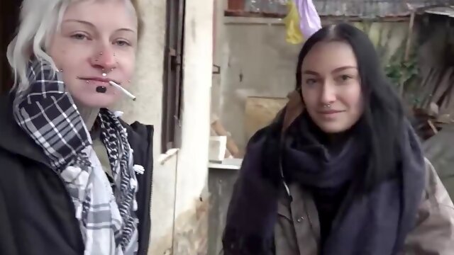 Czech Streets Dude Fucks Sisters