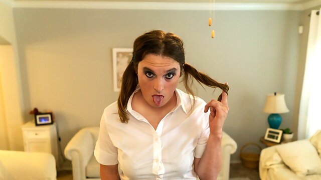 Sissy Schoolgirl Tease