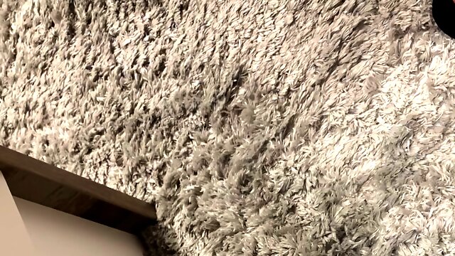 XXL Cock piss in furniture store on the floor