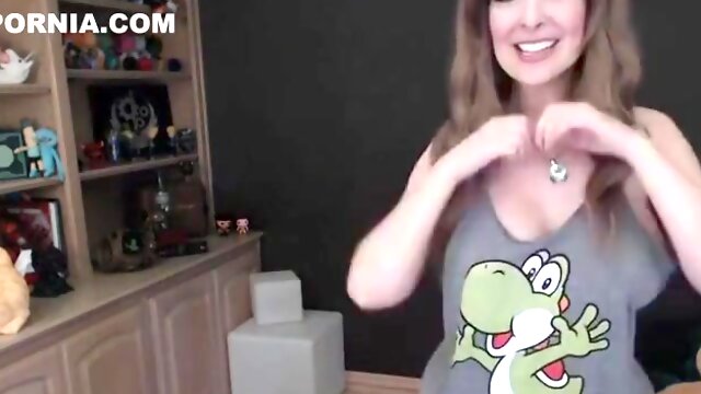 Busty Brunette Bitch With Big Boobs