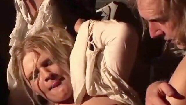 Blonde Magda jailed for BDSM gang bang