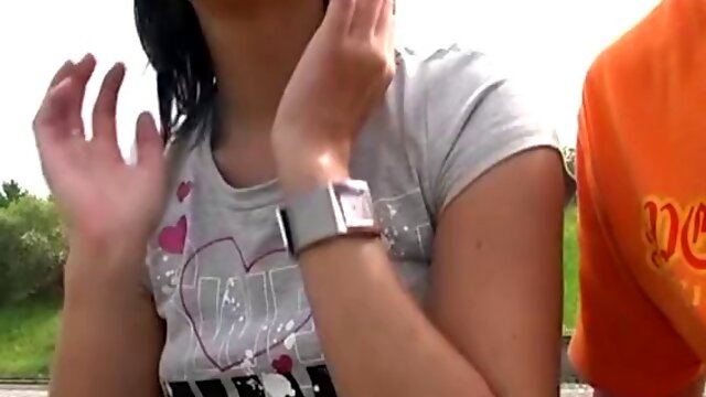 Pick up fucking on the side of the road