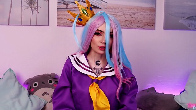 Promiscuous Shiro loses at janken and gives her crazy assets to stepbro as reward - CUT version