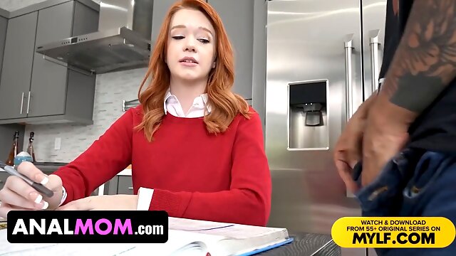 Curvy Ginger Slut Ariel Darling Allows Horny Student To Drill Her Big Bubble Butt