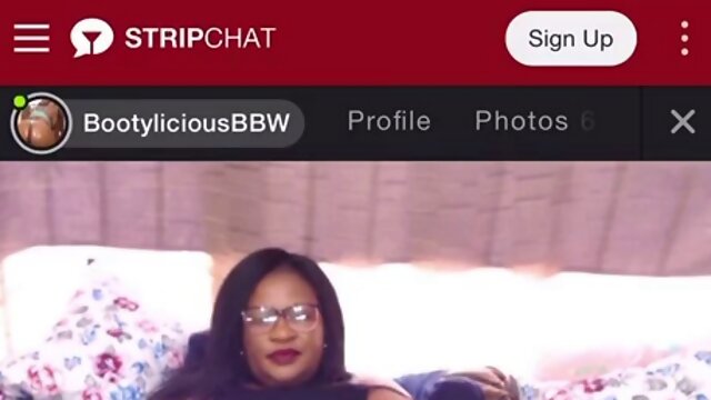 Yummy BBW Mzansi on cam