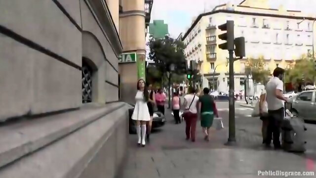 Spanish Group Sex, Outdoor Bondage, Bdsm Street, Madrid, Double Penetration