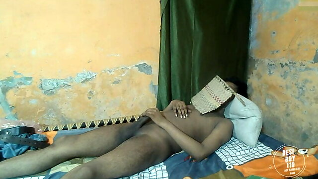 Indian Boy Naked Resting In His Room In Summer