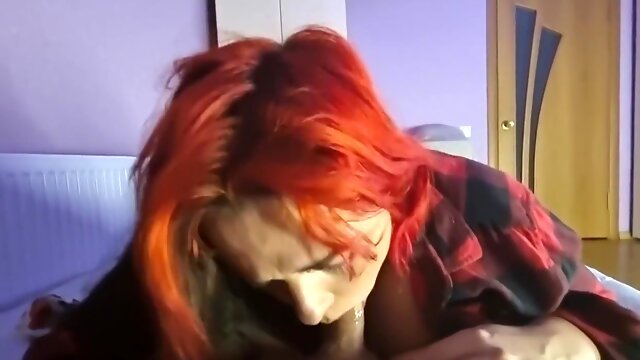 Wet And Slobbery Blowjob To My Stepbrother