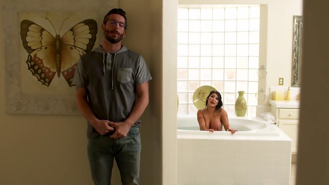 Mike gets caught peeping on his GFs busty friend