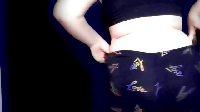 Fat Belly And Fat Ass In Leggings Cellulite Ass, Ass Worship