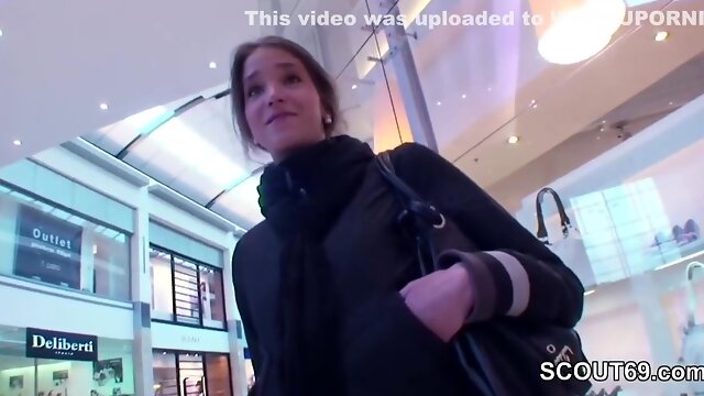 Young Czech Teen Fucked In Mall For Money By 2 German B