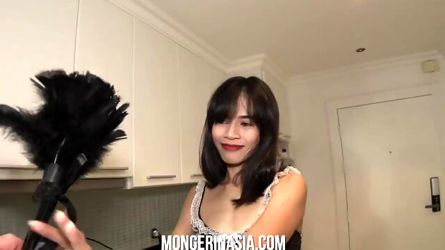 Petite teen oriental MILF Will Do Anything For Job