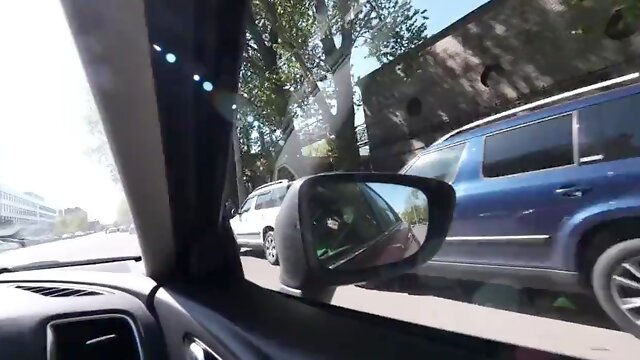 Shemale Sucked Off By Her Girlfriend In A Car