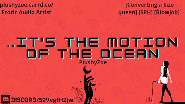 Plushyzoe, A Size Queen, brings a you back to her place after a good date. Erotic Audio for Men with Light SPH
