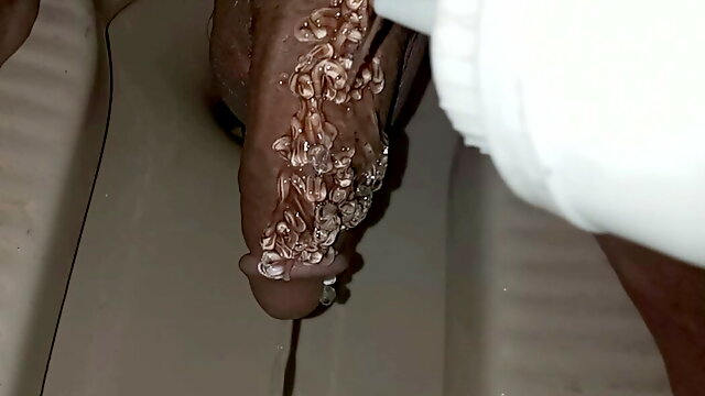 Gay Handjob In Bathroom