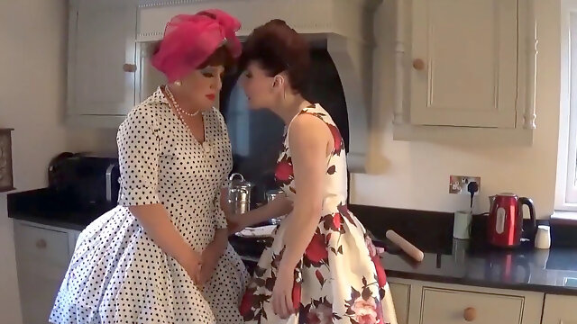 Domme with her sissy housewife