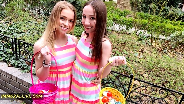 Easter Egg Hunt Turns into Taboo Hard Rough Sex for Alexa Flexy & Kate Quinn – Immoral Family 