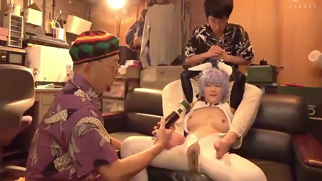 Rei Ayanami And Yuriko Mikumo In Changing A Housewife Into A Costume 47 Years Old - Part.1