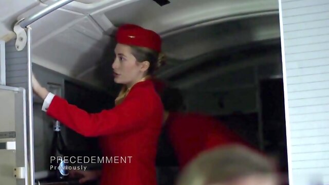 Elena Koshka In Dorcel Airlines Indecent Flight Attendants