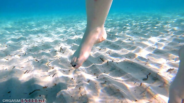 Underwater Masturbation, Public Footjob