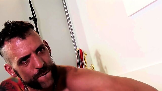 Slim Latino sucks off DILF before sex