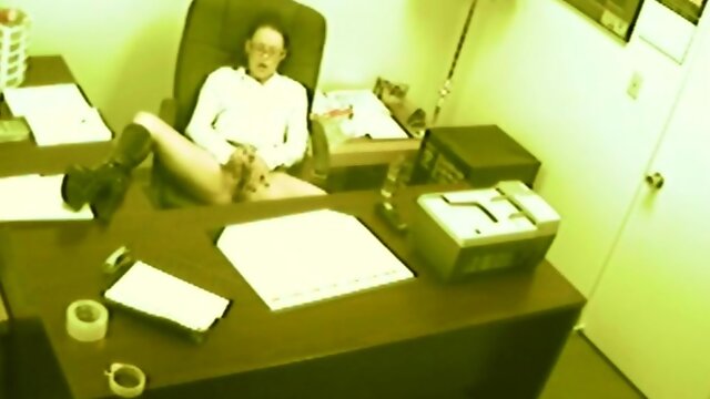 Secretary fingering at office