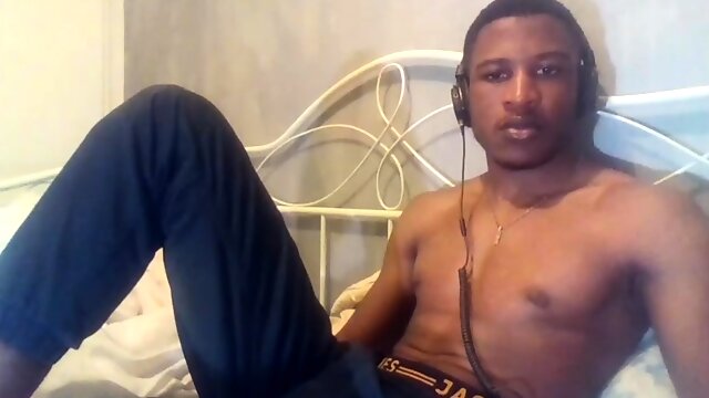 Solo Black Gay Masturbation Jerk Off