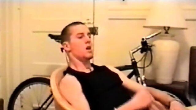 Adam Strips and Jerks Off