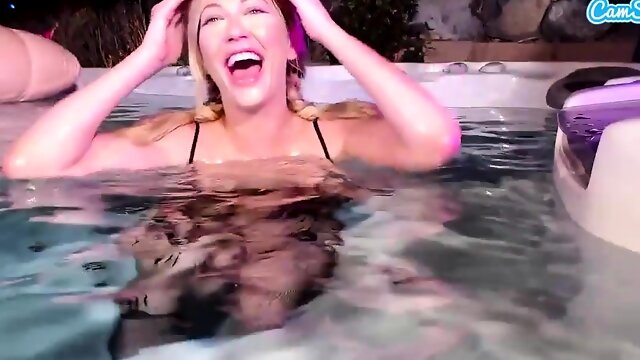 Hot Tub Masturbation