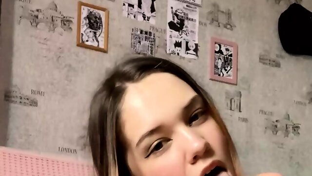 Kinky teen couple practices bdsm foot fetish