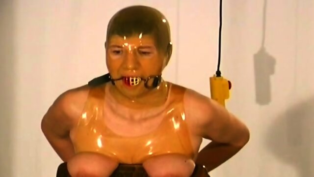 Astounding girlfriend is sucking fake chopper