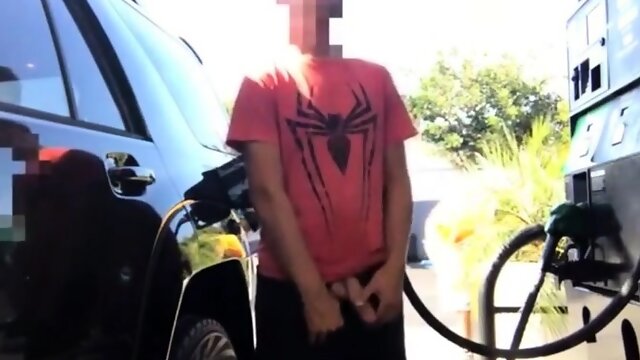 Caught at tha gasstation