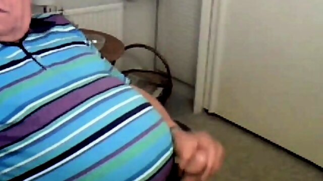 Grandpa cum on cam