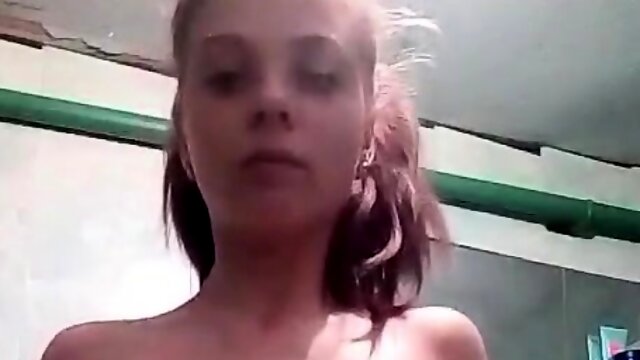 Striptease and piss in toilet