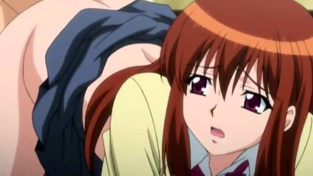 Anime Teen Boy Cums Inside her Classmate