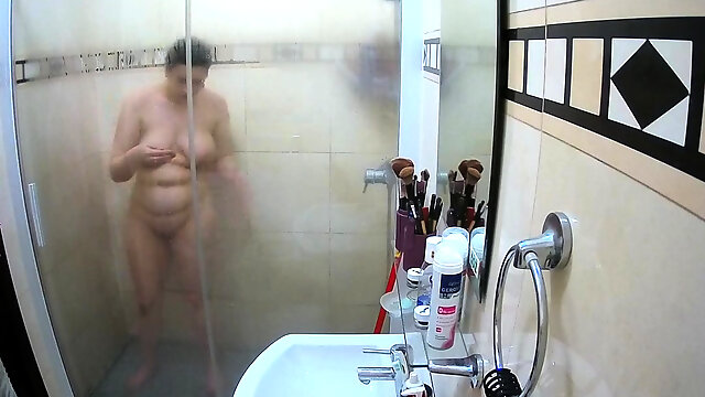 Podglądanie, Ukryta Kamera, Prysznic, Striptiz