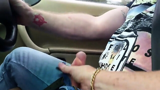 Handjob While Driving