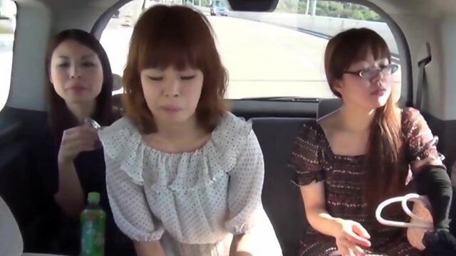 Japanese Lesbian Threesome