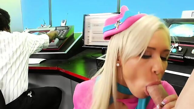 Blonde beauty gets plowed in hardcore fashion