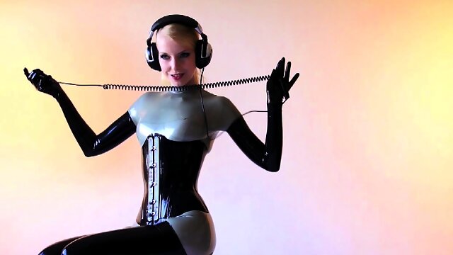 Rubber latex suit softcore