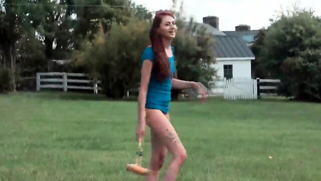 Teen ftvgirls Courtney at a farm shes a cute and spirited