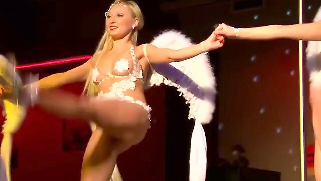 Sexy ballet dancers in skimpy costumes show what they know 