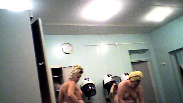 Hidden camera locker room video of women taking their cloth