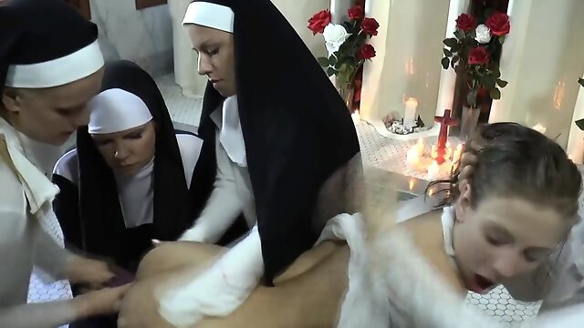 Big ass nuns wam rimjob