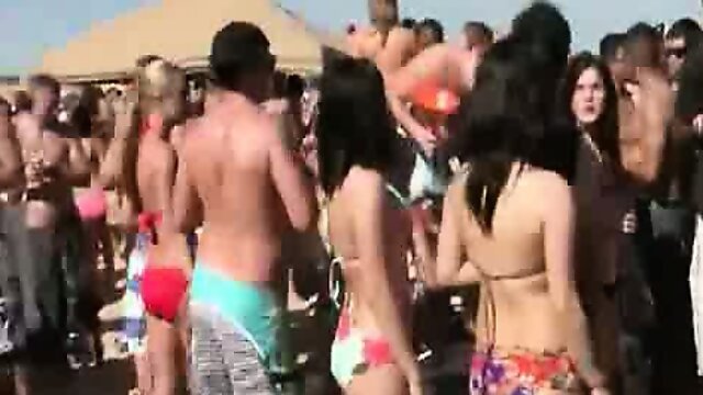 Scandalous Public Beer and Sex Party on the beach