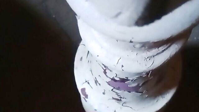 A French guy masturbates this big veiny cock 