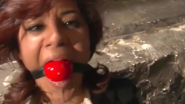 Sahrye Drools From Ballgag As Shes Spanked