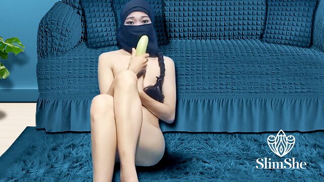 Vegetable Masturbation, Hijab Masturbation, Thailand Big Tits