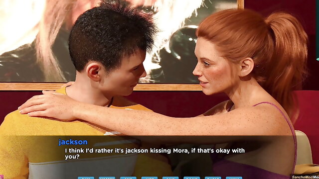 Bare witness #8 - Jackson and mona made out on the couch