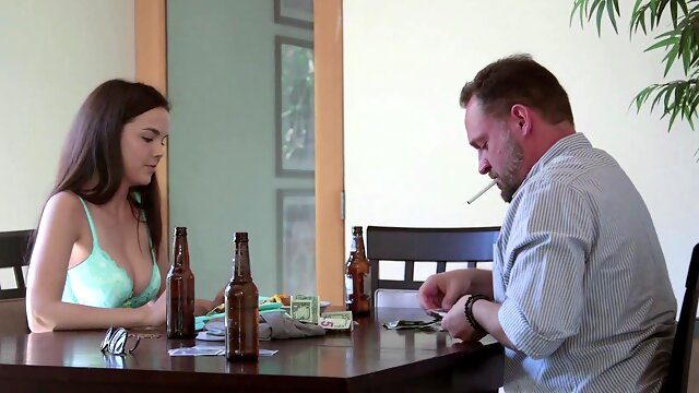 Dazzling scenes of stepdad porn after she throats a little